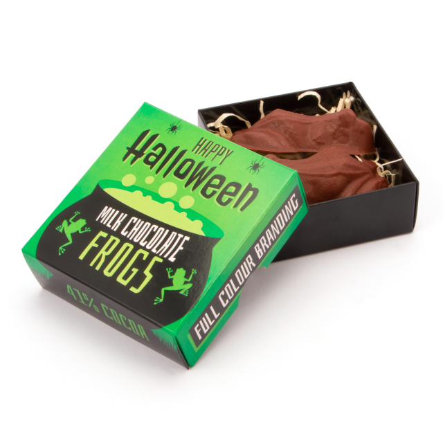 Halloween – Eco Treat Box – Milk Chocolate³ – Frogs – x2