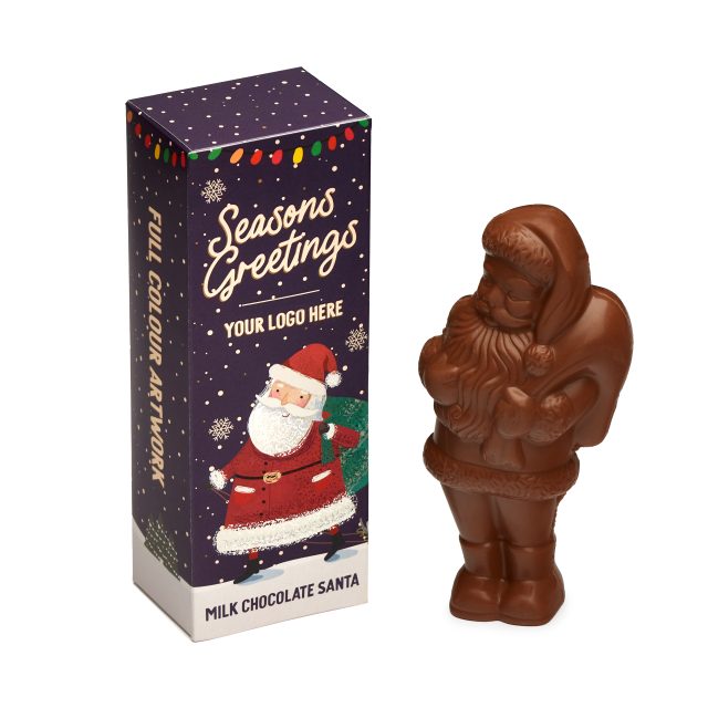Winter Collection `25 – Eco Flip Top Box – Milk Chocolate³ – Santa